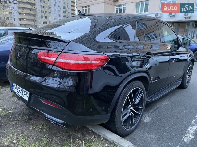 Черный Мерседес GLE-Class Coupe, объемом двигателя 2.99 л и пробегом 188 тыс. км за 39500 $, фото 2 на Automoto.ua