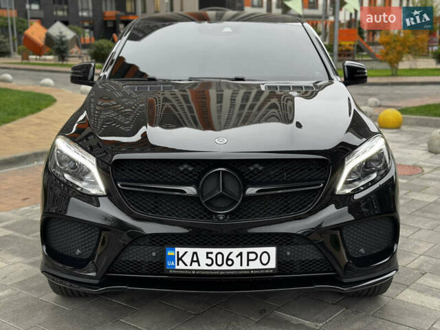 Черный Мерседес GLE-Class Coupe, объемом двигателя 3 л и пробегом 237 тыс. км за 43900 $, фото 3 на Automoto.ua