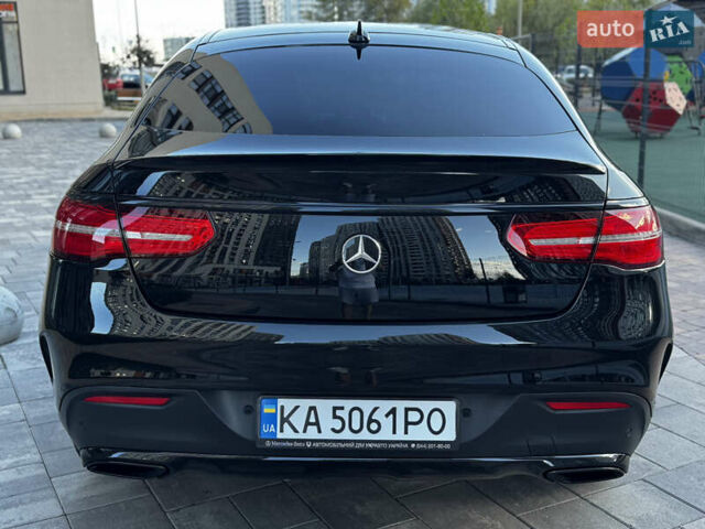 Черный Мерседес GLE-Class Coupe, объемом двигателя 3 л и пробегом 237 тыс. км за 46800 $, фото 5 на Automoto.ua