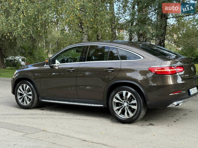 Коричневый Мерседес GLE-Class Coupe, объемом двигателя 2.99 л и пробегом 213 тыс. км за 36900 $, фото 7 на Automoto.ua
