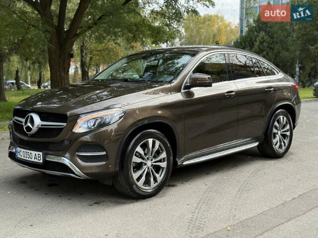 Коричневый Мерседес GLE-Class Coupe, объемом двигателя 2.99 л и пробегом 213 тыс. км за 36900 $, фото 4 на Automoto.ua