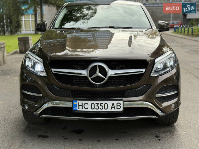 Коричневый Мерседес GLE-Class Coupe, объемом двигателя 2.99 л и пробегом 213 тыс. км за 36900 $, фото 2 на Automoto.ua