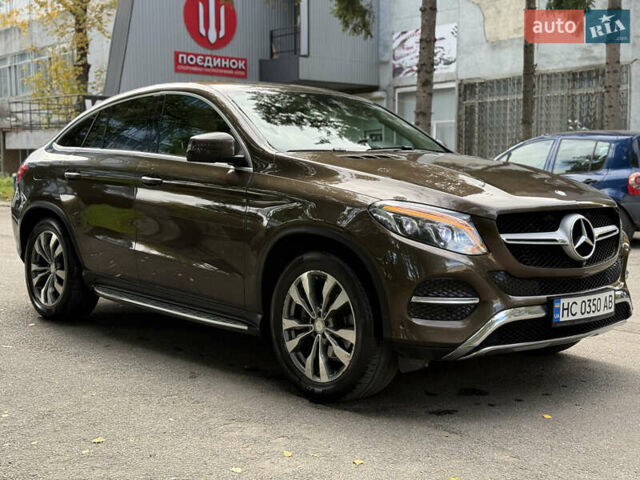 Коричневый Мерседес GLE-Class Coupe, объемом двигателя 2.99 л и пробегом 213 тыс. км за 36900 $, фото 15 на Automoto.ua