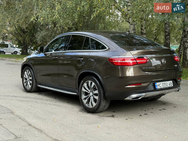 Коричневый Мерседес GLE-Class Coupe, объемом двигателя 2.99 л и пробегом 213 тыс. км за 36900 $, фото 8 на Automoto.ua