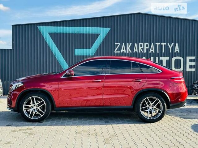 Красный Мерседес GLE-Class Coupe, объемом двигателя 2.99 л и пробегом 168 тыс. км за 38500 $, фото 6 на Automoto.ua