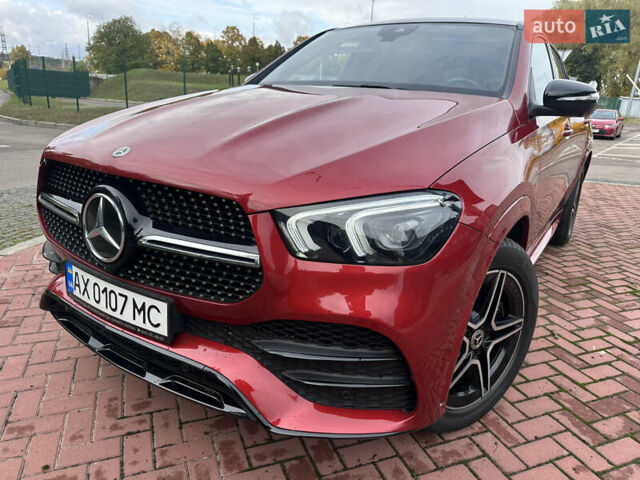 Червоний Мерседес GLE-Class Coupe, об'ємом двигуна 3 л та пробігом 48 тис. км за 76200 $, фото 1 на Automoto.ua
