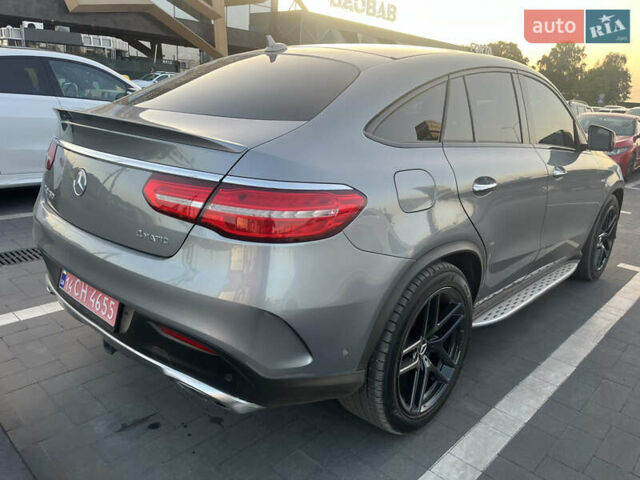 Серый Мерседес GLE-Class Coupe, объемом двигателя 3 л и пробегом 177 тыс. км за 41500 $, фото 8 на Automoto.ua