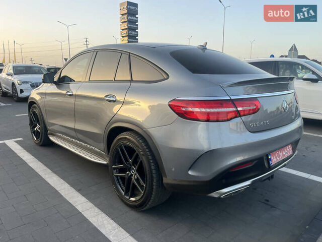 Серый Мерседес GLE-Class Coupe, объемом двигателя 3 л и пробегом 177 тыс. км за 39500 $, фото 6 на Automoto.ua