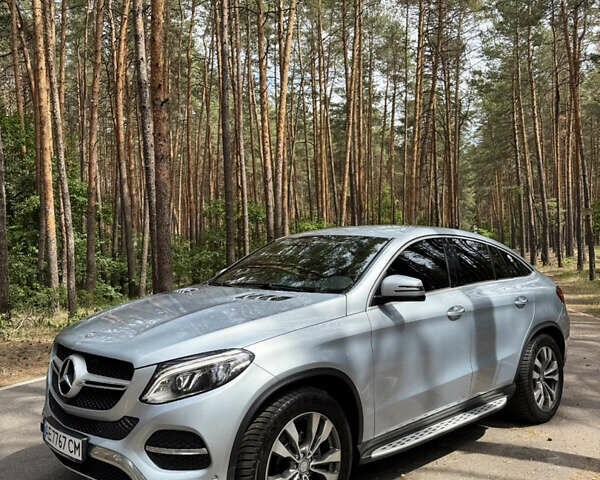 Серый Мерседес GLE-Class Coupe, объемом двигателя 2.99 л и пробегом 131 тыс. км за 47500 $, фото 12 на Automoto.ua