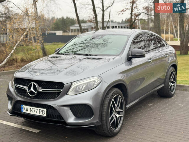 Сірий Мерседес GLE-Class Coupe, об'ємом двигуна 3 л та пробігом 78 тис. км за 45500 $, фото 2 на Automoto.ua