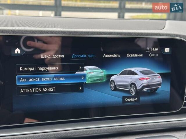 Сірий Мерседес GLE-Class Coupe, об'ємом двигуна 2 л та пробігом 63 тис. км за 82900 $, фото 26 на Automoto.ua