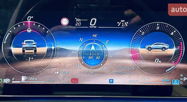 Серый Мерседес GLE-Class Coupe, объемом двигателя 3 л и пробегом 5 тыс. км за 127000 $, фото 38 на Automoto.ua