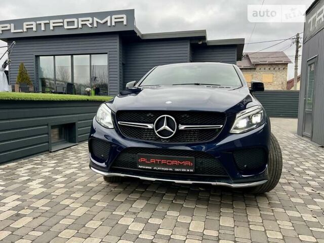 Синий Мерседес GLE-Class Coupe, объемом двигателя 2.99 л и пробегом 118 тыс. км за 48900 $, фото 84 на Automoto.ua