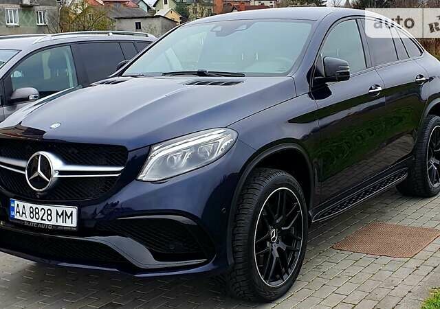 Синій Мерседес GLE-Class Coupe, об'ємом двигуна 3 л та пробігом 176 тис. км за 37900 $, фото 7 на Automoto.ua