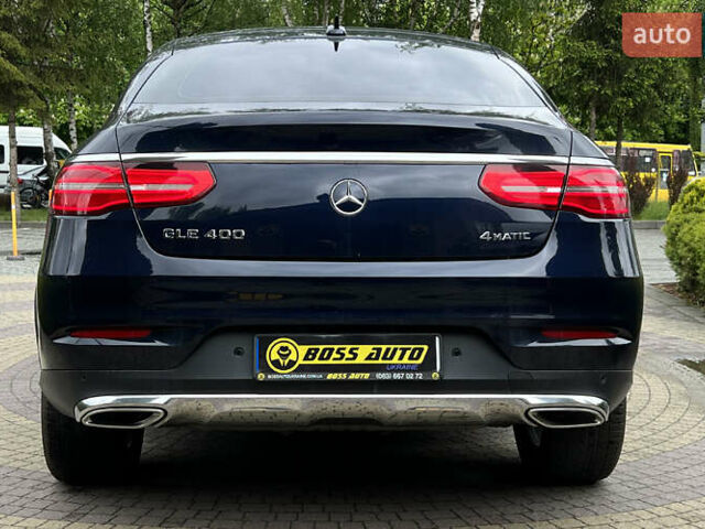 Синий Мерседес GLE-Class Coupe, объемом двигателя 3 л и пробегом 206 тыс. км за 34900 $, фото 5 на Automoto.ua