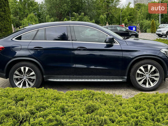 Синий Мерседес GLE-Class Coupe, объемом двигателя 3 л и пробегом 206 тыс. км за 34900 $, фото 7 на Automoto.ua