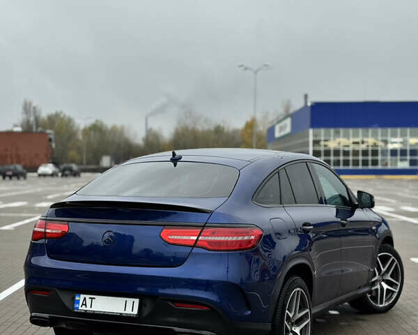 Синий Мерседес GLE-Class Coupe, объемом двигателя 3 л и пробегом 271 тыс. км за 49999 $, фото 8 на Automoto.ua