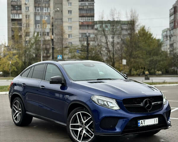 Синий Мерседес GLE-Class Coupe, объемом двигателя 3 л и пробегом 271 тыс. км за 48999 $, фото 3 на Automoto.ua