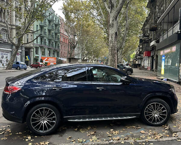Синий Мерседес GLE-Class Coupe, объемом двигателя 2.9 л и пробегом 129 тыс. км за 68000 $, фото 2 на Automoto.ua