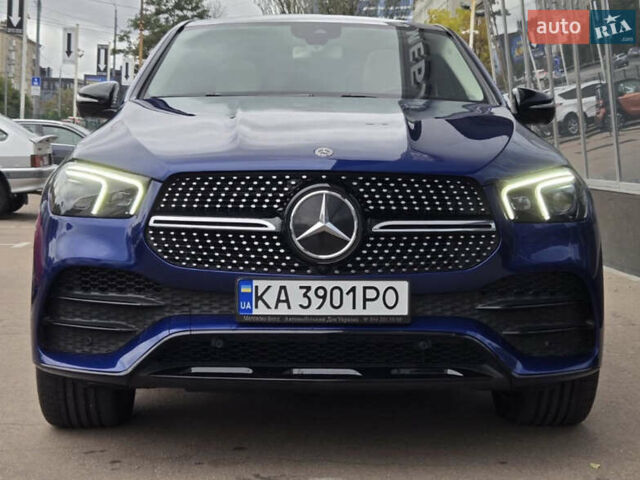Синий Мерседес GLE-Class Coupe, объемом двигателя 2.93 л и пробегом 62 тыс. км за 77000 $, фото 4 на Automoto.ua