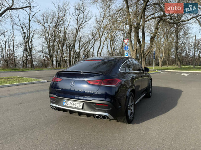 Синий Мерседес GLE-Class Coupe, объемом двигателя 3 л и пробегом 91 тыс. км за 85000 $, фото 28 на Automoto.ua