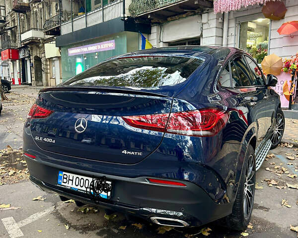 Синий Мерседес GLE-Class Coupe, объемом двигателя 2.9 л и пробегом 129 тыс. км за 68000 $, фото 3 на Automoto.ua