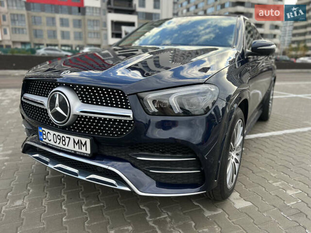 Синій Мерседес GLE-Class Coupe, об'ємом двигуна 2.93 л та пробігом 38 тис. км за 75000 $, фото 1 на Automoto.ua