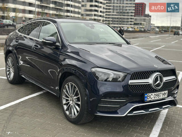 Мерседес GLE-Class Coupe 2021 в Киеве на Automoto.ua Синий Мерседес GLE-Class Coupe, объемом двигателя 2.93 л и пробегом 38 тыс. км за 74700 $, фото 6 на Automoto.ua
