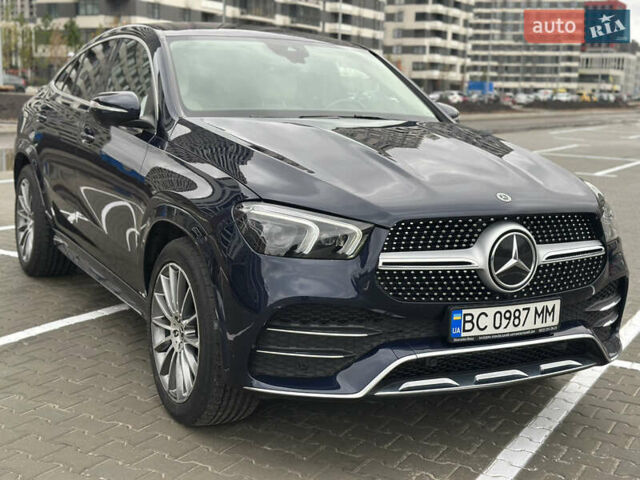 Мерседес GLE-Class Coupe 2021 в Киеве на Automoto.ua Синий Мерседес GLE-Class Coupe, объемом двигателя 2.93 л и пробегом 38 тыс. км за 74700 $, фото 4 на Automoto.ua
