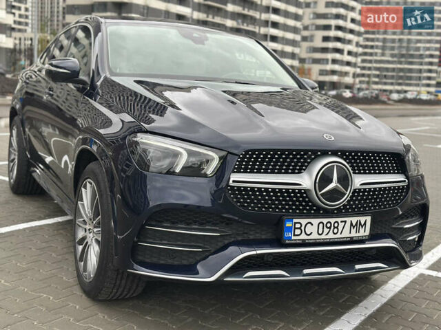 Мерседес GLE-Class Coupe 2021 в Киеве на Automoto.ua Синий Мерседес GLE-Class Coupe, объемом двигателя 2.93 л и пробегом 38 тыс. км за 74700 $, фото 3 на Automoto.ua
