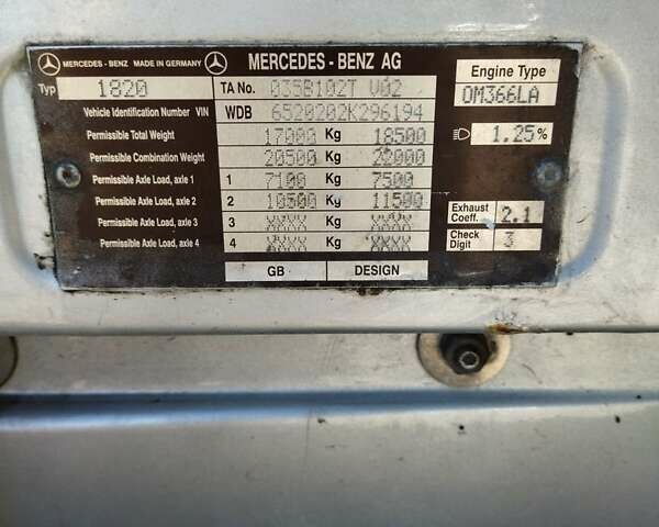 Белый Мерседес LK-Series, объемом двигателя 5.96 л и пробегом 1000 тыс. км за 9000 $, фото 11 на Automoto.ua