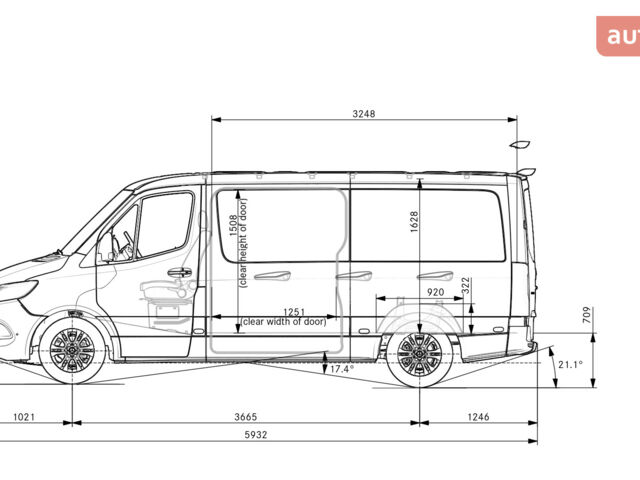 купити нове авто Мерседес Sprinter пас 2025 року від офіційного дилера Галичина-Авто Мерседес фото