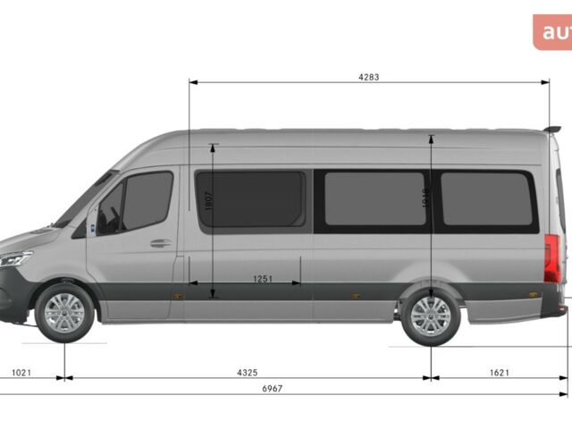 купити нове авто Мерседес Sprinter пас 2025 року від офіційного дилера Галичина-Авто Мерседес фото