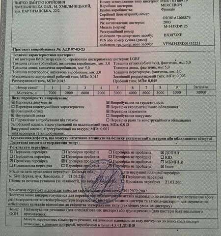 Красный Мерцерон М 343RDP0, объемом двигателя 0 л и пробегом 150 тыс. км за 45000 $, фото 25 на Automoto.ua