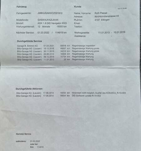 Білий Міцубісі АСХ, об'ємом двигуна 1.8 л та пробігом 158 тис. км за 13500 $, фото 14 на Automoto.ua