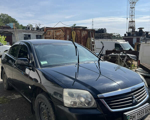 Черный Мицубиси Галант, объемом двигателя 2.4 л и пробегом 451 тыс. км за 4500 $, фото 1 на Automoto.ua