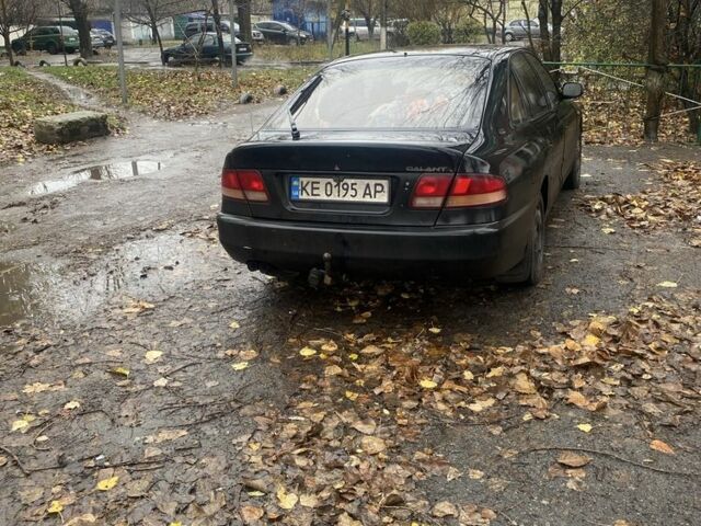 Черный Мицубиси Галант, объемом двигателя 2 л и пробегом 349 тыс. км за 1500 $, фото 1 на Automoto.ua