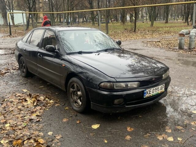 Черный Мицубиси Галант, объемом двигателя 2 л и пробегом 349 тыс. км за 1500 $, фото 2 на Automoto.ua