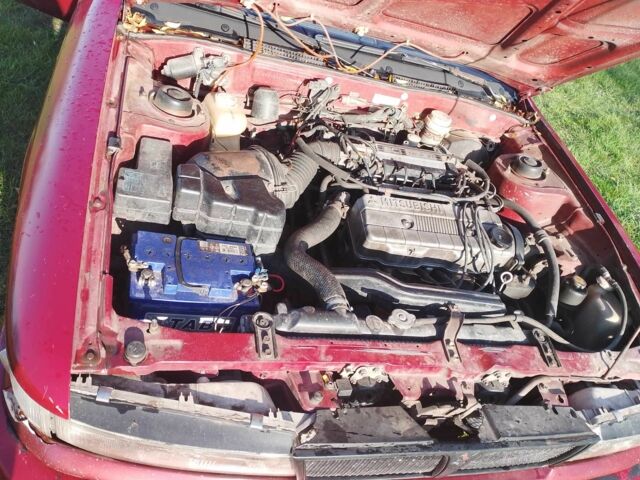 Красный Мицубиси Галант, объемом двигателя 2 л и пробегом 300 тыс. км за 1300 $, фото 8 на Automoto.ua