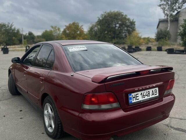 Красный Мицубиси Галант, объемом двигателя 2 л и пробегом 200 тыс. км за 2999 $, фото 3 на Automoto.ua