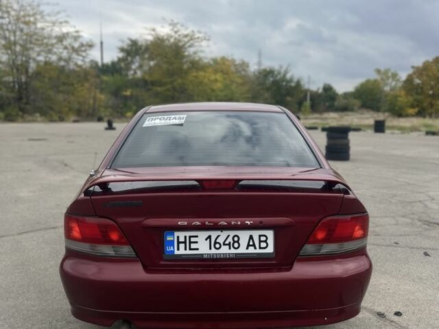 Красный Мицубиси Галант, объемом двигателя 2 л и пробегом 200 тыс. км за 2999 $, фото 4 на Automoto.ua