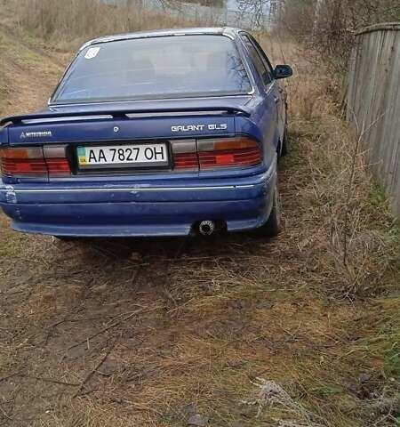 Синий Мицубиси Галант, объемом двигателя 1.8 л и пробегом 500 тыс. км за 1000 $, фото 1 на Automoto.ua