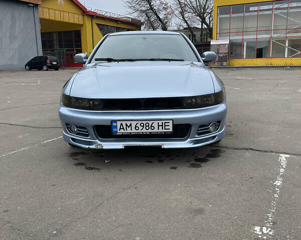 Синий Мицубиси Галант, объемом двигателя 2 л и пробегом 270 тыс. км за 2500 $, фото 1 на Automoto.ua
