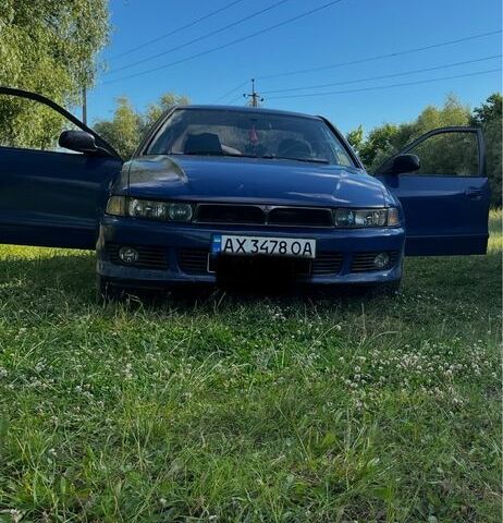 Синий Мицубиси Галант, объемом двигателя 2 л и пробегом 455 тыс. км за 3500 $, фото 2 на Automoto.ua