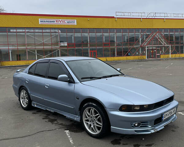 Синий Мицубиси Галант, объемом двигателя 2 л и пробегом 270 тыс. км за 2500 $, фото 3 на Automoto.ua