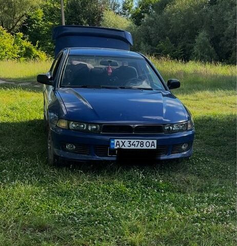 Синий Мицубиси Галант, объемом двигателя 2 л и пробегом 455 тыс. км за 3500 $, фото 3 на Automoto.ua