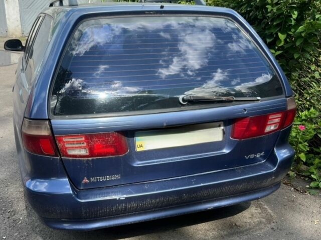 Синий Мицубиси Галант, объемом двигателя 2.5 л и пробегом 320 тыс. км за 1600 $, фото 2 на Automoto.ua