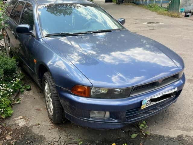 Синий Мицубиси Галант, объемом двигателя 2.5 л и пробегом 321 тыс. км за 1700 $, фото 1 на Automoto.ua