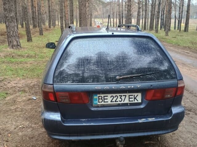 Синий Мицубиси Галант, объемом двигателя 2 л и пробегом 400 тыс. км за 1600 $, фото 4 на Automoto.ua