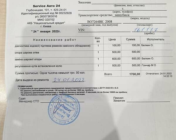 Черный Мицубиси Лансер, объемом двигателя 1.6 л и пробегом 188 тыс. км за 5900 $, фото 77 на Automoto.ua